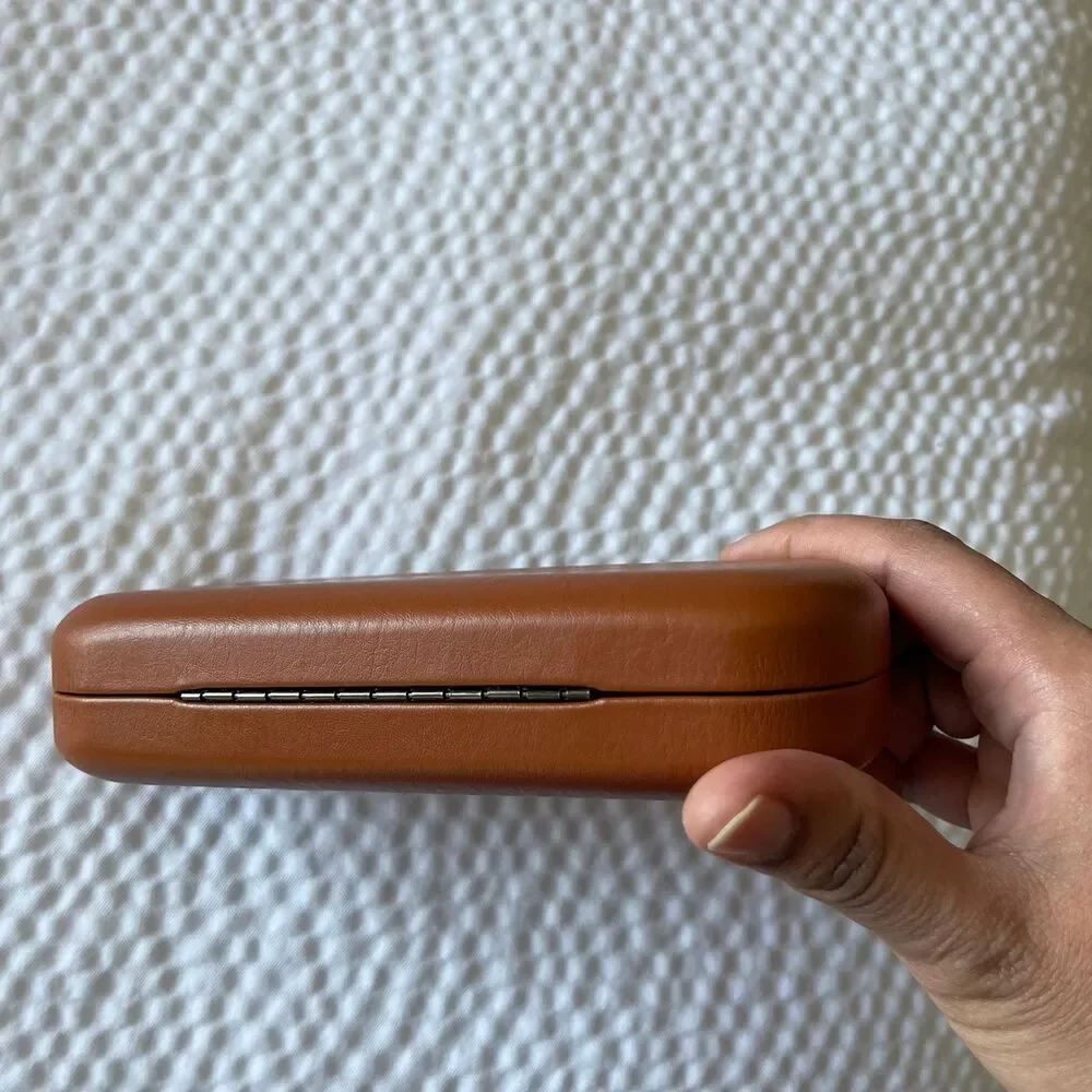 Fossil Clamshell Brown Eyeglasses Sunglasses Hardshell Case - Picture 6 of 9